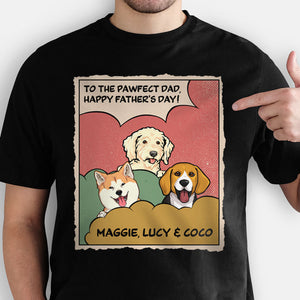 To The Pawfect Mom Dad, Personalized Shirt, Gifts For Dog Lovers, Mother's Day Gifts