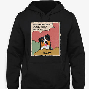 To The World's Best Dog Mom Dog Dad Comic Style, Personalized Shirt, Custom Gifts For Dog Lovers