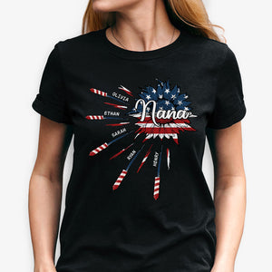 Custom Title Firecrackers, July 4th, Personalized Shirt, Mother and Grandma Gifts