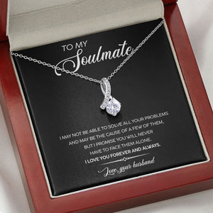 I May Not Be Able To Solve, Personalized Luxury Necklace, Message Card Jewelry, Gifts For Her