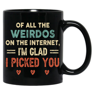 I'm Glad I Picked You, Personalized Mugs, Gifts For Him, Anniversary gifts, Valentine's Day Gift