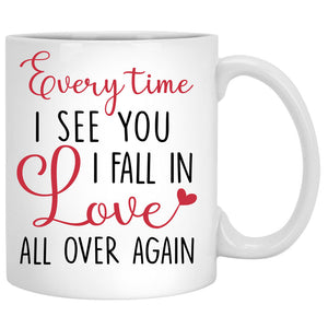 Everytime I See You, Sunset, Anniversary gifts, Personalized Mugs, Valentine's Day gift