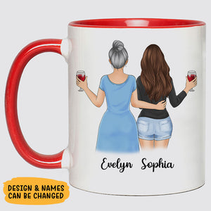 Like Mother Like Daughter, Personalized Accent Mug, Custom Gifts For Mother