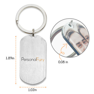 Handwriting Keychain, Personalized Keychain, Anniversary Gifts For Him, Custom Photo