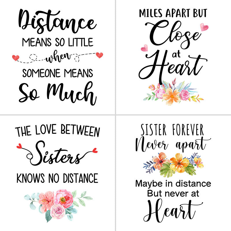 Sisters Long Distance Quotes, Personalized Mug, Custom Moving Gift For Sister