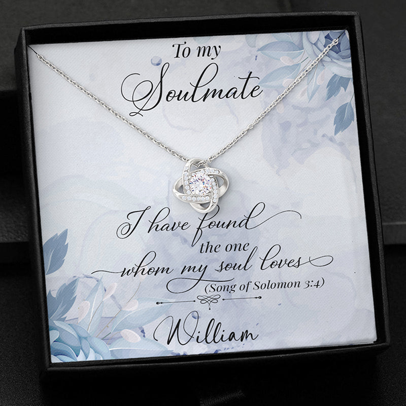 I Have Found The One, Personalized Luxury Necklace, Message Card Jewelry, Gifts For Her