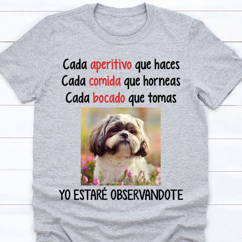 Every Snack You Make Custom Photo Spanish Espanol, Father's Day Gift, I Woof You, Personalized Gifts For Dog Lovers