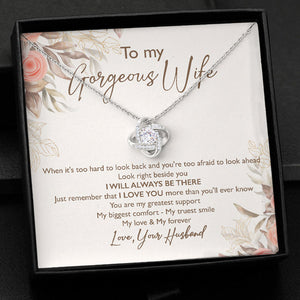 I Will Always Be There, Personalized Luxury Necklace, Message Card Jewelry Gift For Her