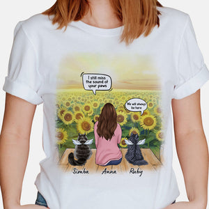 I Still Talk About You I Miss You, Gift For Cat Mom, Custom Shirt For Cat Lovers, Memorial Gifts