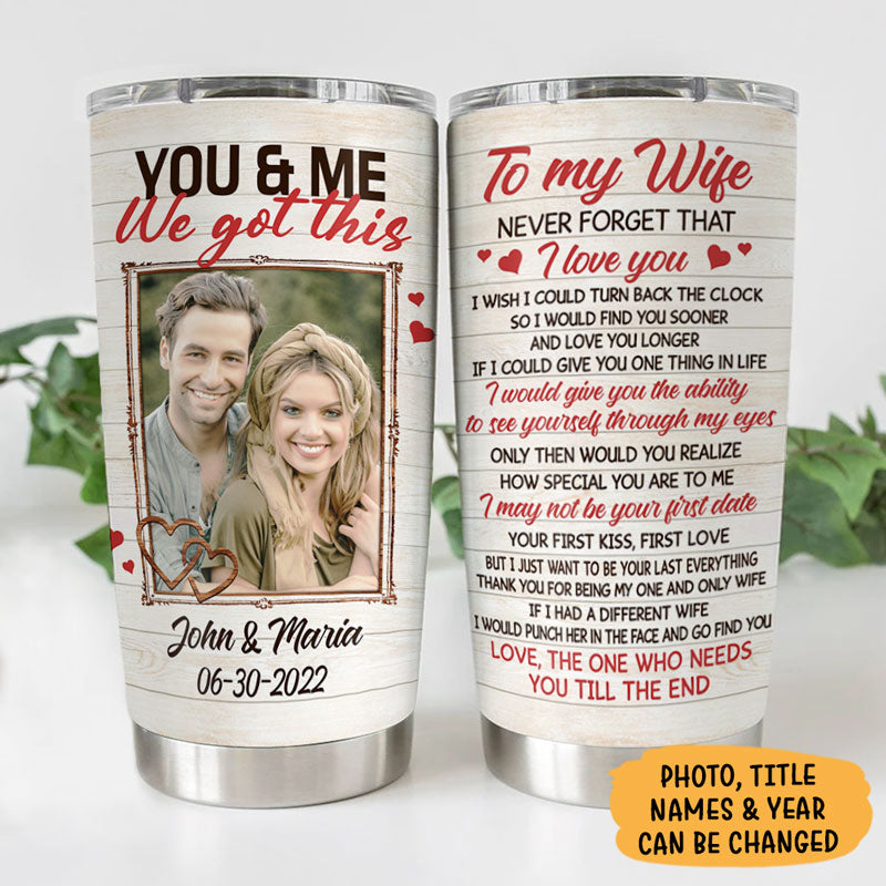 How Special You Are, Personalized Tumbler Cup, Anniversary Gifts For Couple, Custom Photo