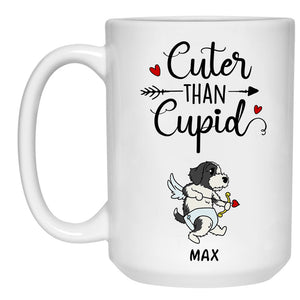 Dog Cuter Than Cupid, Funny Mug, Customized Coffee Mug, Gift for Dog Lovers