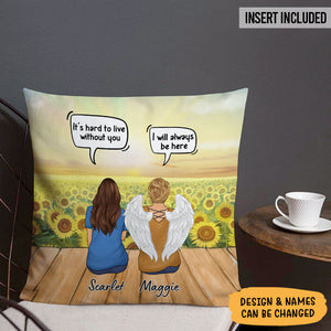 Still Talk About You Conversation, Memorial Gift, Personalized Pillow