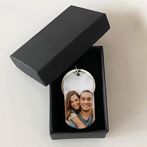 When I Tell You I Love You, Personalized Keychain, Gifts For Him, Custom Photo