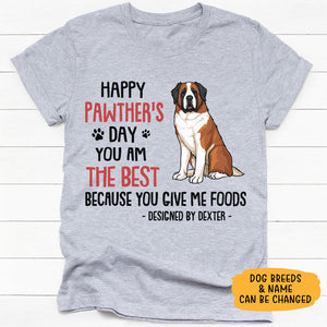 You Am The Best, Personalized Father's Day Shirt, Custom Gifts For Dog Dad