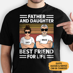 Custom Father and Daughter Quote, Personalized Father and Daughter Shirt