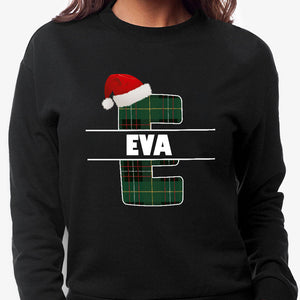 Christmas Alphabets, Personalized Custom Sweaters, T Shirts, Christmas Gifts