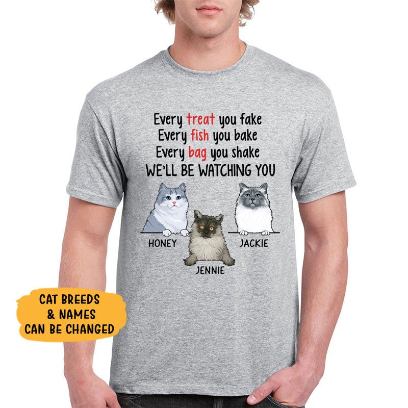 Every Fish You Bake, Custom Shirt, Personalized Gifts for Cat Lovers