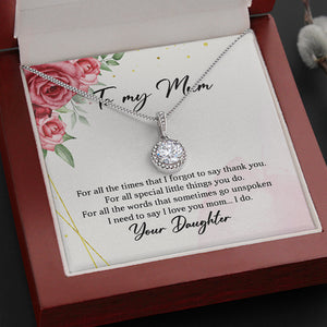 I Forgot To Say Thank You, Eternal Hope Necklace, Custom Jewelry, Mother's Day Gifts