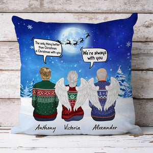 Still Talk About You Family Memorial Conversation, Memorial Gift, Personalized Pillow