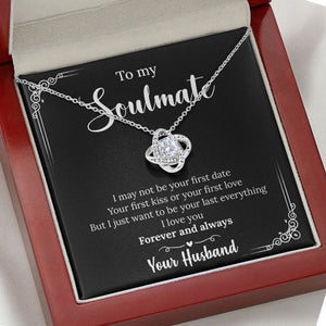 Be Your Last Everything, Personalized Luxury Necklace, Message Card Jewelry, Gifts For Her