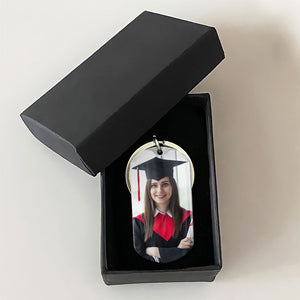 She Went To Change The World, Personalized Keychain, Graduation Gifts, Custom Photo