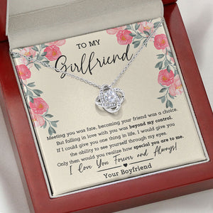 Meeting You Was Fate, Personalized Luxury Necklace, Message Card Jewelry, Gifts For Her