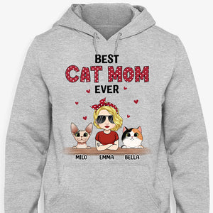 Best Fur Mom Fur Mum Ever Polka Dot, Personalized Shirt, Custom Gifts For Pet Lovers