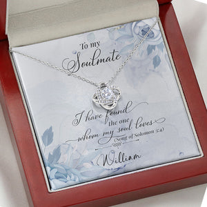 I Have Found The One, Personalized Luxury Necklace, Message Card Jewelry, Gifts For Her