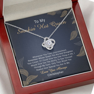 Whenever You Feel Overwhelmed, Personalized Luxury Necklace, Message Card Jewelry Gift For Her