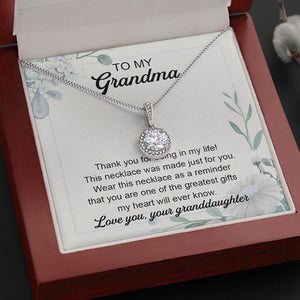 Thank You For Being In My Life, Eternal Hope Necklace, Custom Jewelry, Mother's Day Gifts