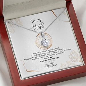 I May Not Be Your First Date, Personalized Luxury Necklace, Message Card Jewelry, Gifts For Her