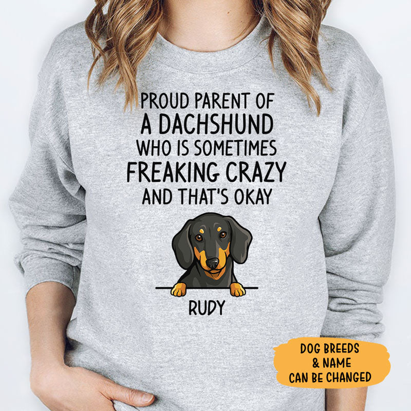 Proud Parent Of Dog, Personalized Custom Hoodie, Sweater, T shirts, Christmas for Dog Lovers