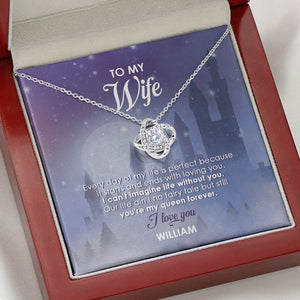 Every Day Of My Life Is Perfect, Personalized Luxury Necklace, Message Card Jewelry, Gift For Her