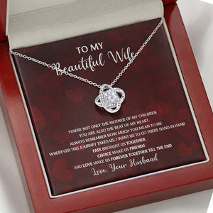 You're Not Only The Mother, Personalized Luxury Necklace, Message Card Jewelry, Gifts For Her