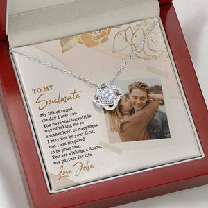 My Life Changed The Day I Met You, Personalized Message Card Jewelry, Gifts For Her, Custom Photo