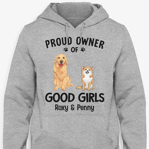 Proud Owner Of Good Kids, Personalized Shirt, Custom Gifts For Dog Lovers