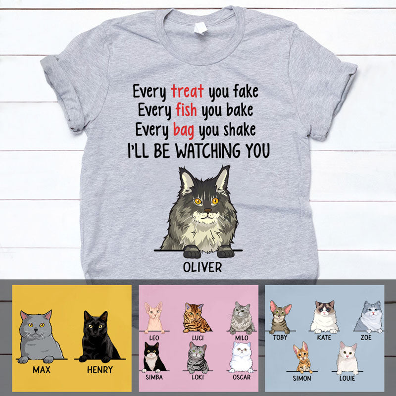 Every Fish You Bake, Custom Shirt, Personalized Gifts for Cat Lovers