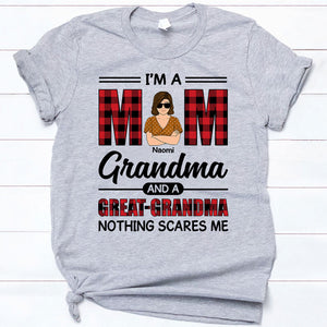 I'm A Mom A Grandma And A Great-Grandma, Personalized Shirt, Gifts For Grandma