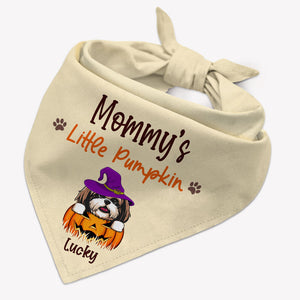 Little Pumpkin Dog Bandana, Personalized Bandana, Custom Dog Lovers Gifts