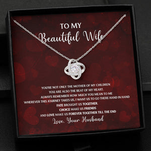 You're Not Only The Mother, Personalized Luxury Necklace, Message Card Jewelry, Gifts For Her