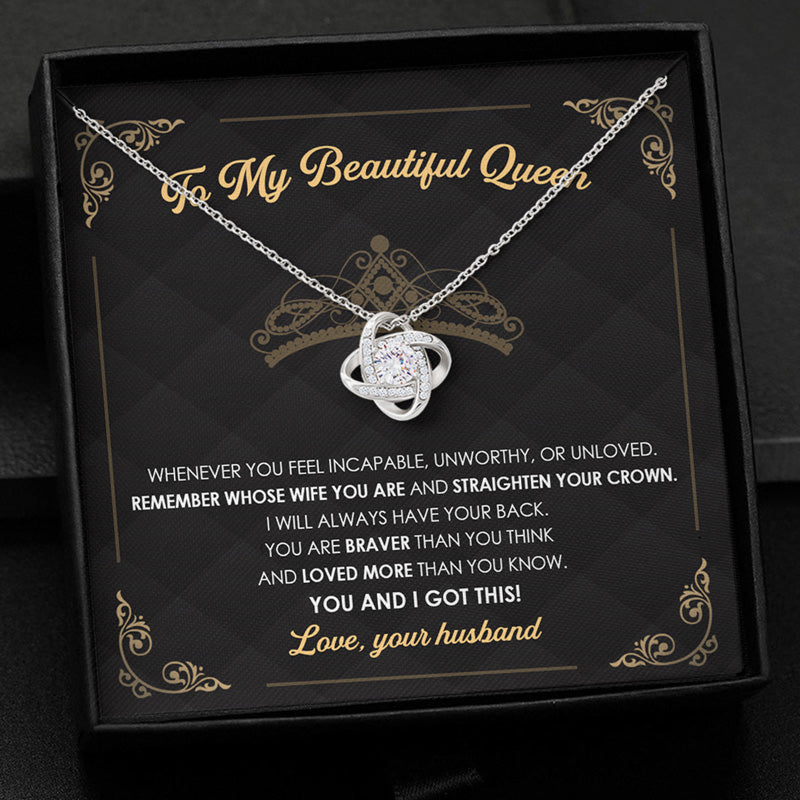 I Will Always Have Your Back, Personalized Luxury Necklace, Message Card Jewelry, Gifts For Her