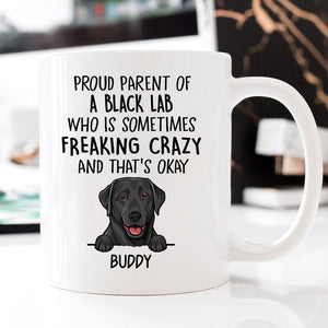 Proud Parent Dog Breed, Customized Coffee Mug, Christmas Gift for Dog Lovers