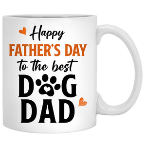 Father's Day Gift, Dog Dad Tree, Customized Mug, Personalized Gift for Dog Lovers