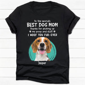 Thanks For Picking Up My Poop And Stuff, Personalized Shirt, Gifts For Dog Lovers, Custom Photo