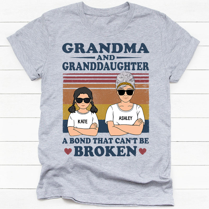 Custom Grandma and Granddaughter Kid Quote, Personalized Shirt, Gifts for Grandma and granddaughter