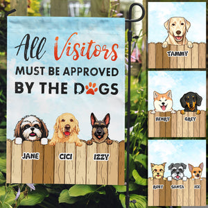 Be Approved, Custom Dog Flags, Personalized Dog Decorative Garden Flags