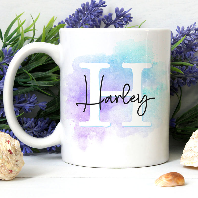 Personalized Name Snow, Personalized Mugs, Custom Coffee Mugs