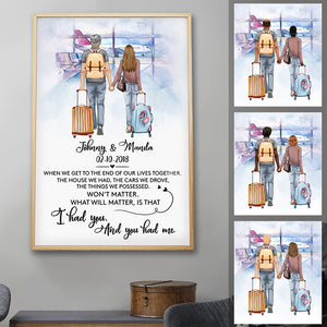 I Had You And You Had Me, Personalized Poster, Anniversary Gifts, Customizable Couple Love Gifts