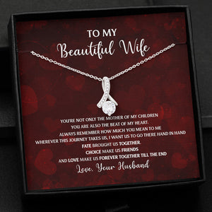 You're Not Only The Mother, Personalized Luxury Necklace, Message Card Jewelry, Gifts For Her