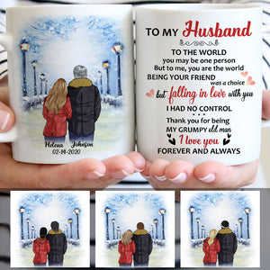 To my husband To the world you are one person, Street, Anniversary gifts, Personalized gifts for him